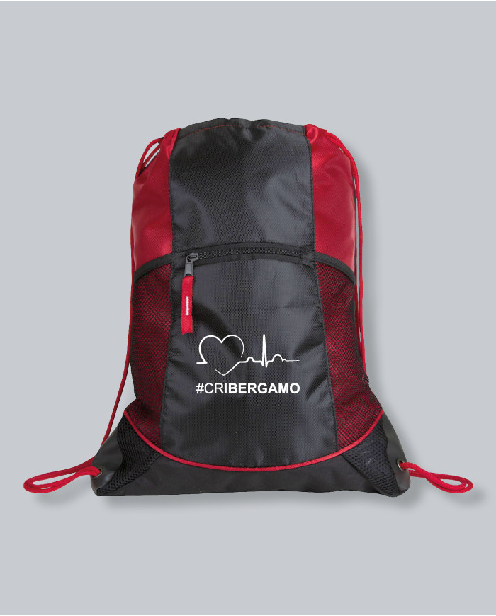 Sacca a zainetto ICON Rosso-Nero