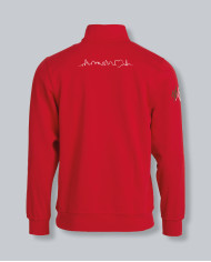 Cardigan Half Zip SKYLINE Rosso