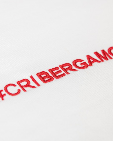 Felpa Cappuccio ICON White&Red