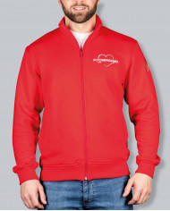 Felpa Cappuccio ICON White&Red