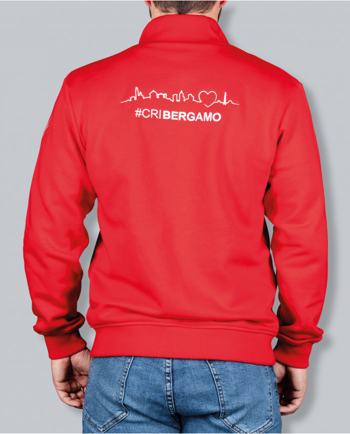 Cardigan Zip Pulse Red