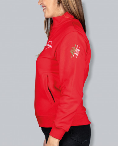 Cardigan Zip Pulse Red