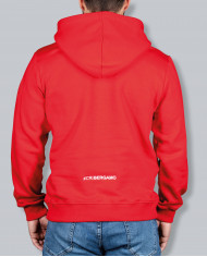 Felpa Cappuccio ICON Red&White