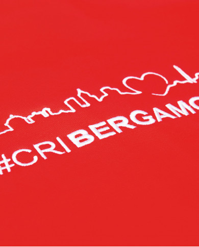 Felpa Cappuccio ICON Red&White